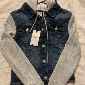 Denim/sweatshirt style jacket